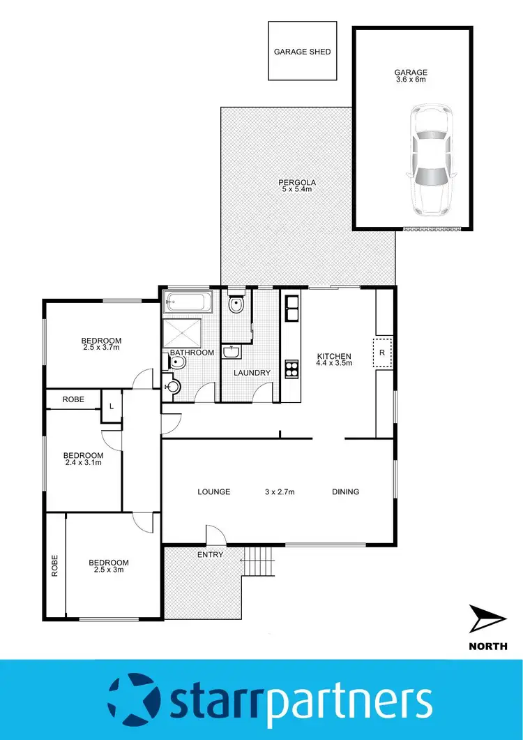 Floorplan of Homely house listing, 11 Blamey Street, Colyton NSW 2760