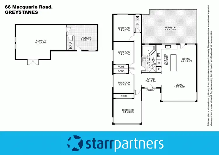 Floorplan of Homely house listing, 66 Macquarie Road, Greystanes NSW 2145