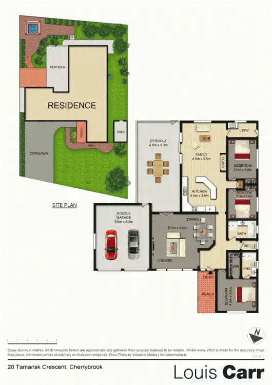 Floorplan of Homely house listing, 20 Tamarisk Crescent, Cherrybrook NSW 2126