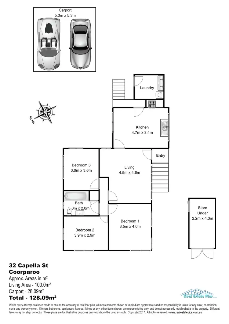 Floorplan of Homely house listing, 32 Capella Street, Coorparoo QLD 4151
