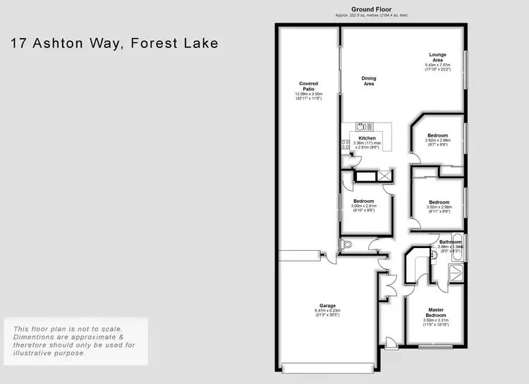 Floorplan of Homely house listing, 17 Ashton Way, Forest Lake QLD 4078