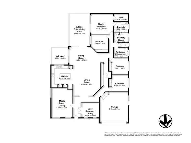 Floorplan of Homely house listing, 11 Silky Oak Crescent, Carindale QLD 4152