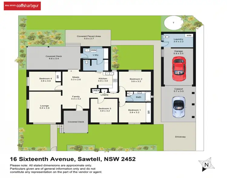 Floorplan of Homely house listing, 16 Sixteenth Avenue, Sawtell NSW 2452