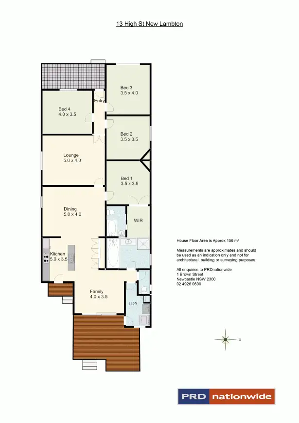 Floorplan of Homely house listing, 13 High Street, New Lambton NSW 2305