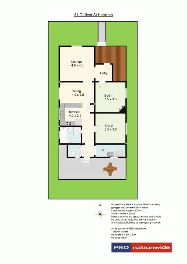 Floorplan of Homely house listing, 31 Gulliver Street, Hamilton NSW 2303