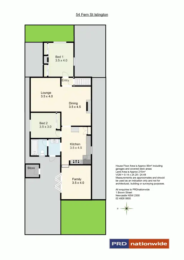 Floorplan of Homely house listing, 54 Fern Street, Islington NSW 2296