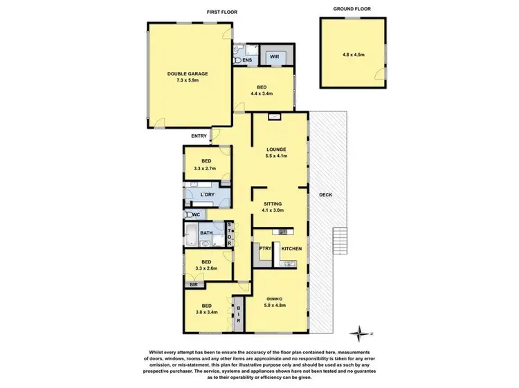 Floorplan of Homely house listing, 121 Harris Road, Elliminyt VIC 3250