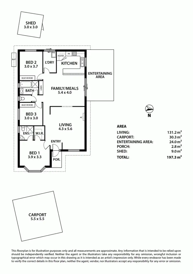 Floorplan of Homely house listing, U3 1 Kookaburra Court, Mount Barker SA 5251