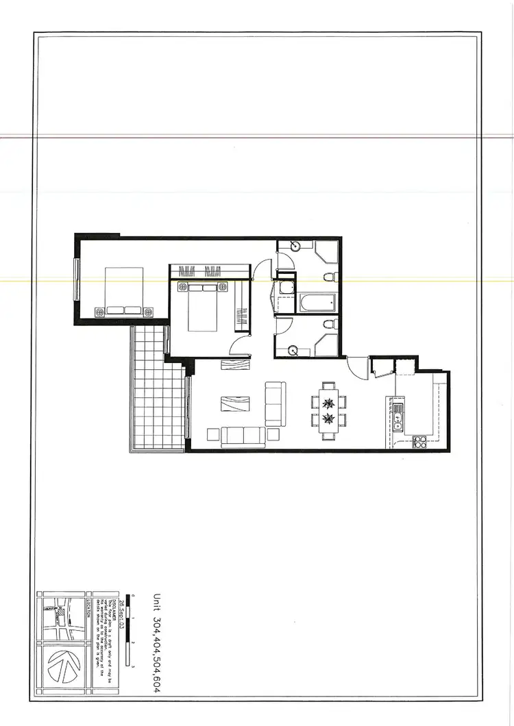 Floorplan of Homely apartment listing, 404/76 Rawson Street, Epping NSW 2121