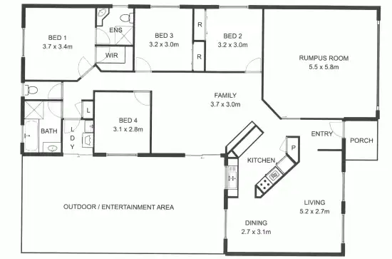 Floorplan of Homely house listing, 31 Helendale Drive, Helidon Spa QLD 4344