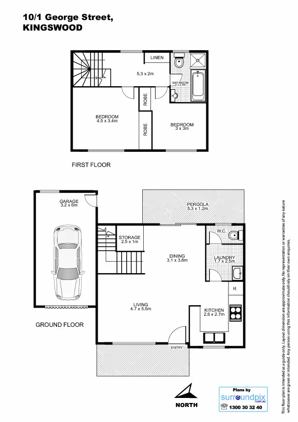 Floorplan of Homely house listing, 10/1 George Street, Kingswood NSW 2747