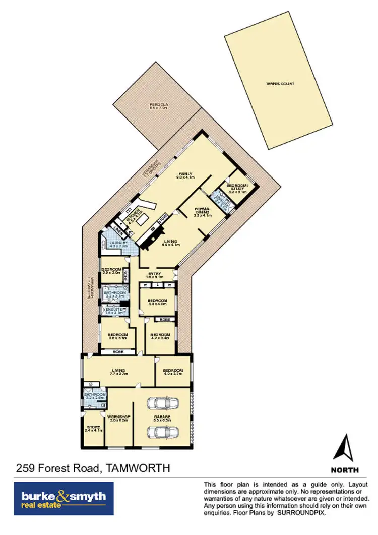 Floorplan of Homely rural property listing, 259 Forest Road - 'Pearce's Paddock', Tamworth NSW 2340