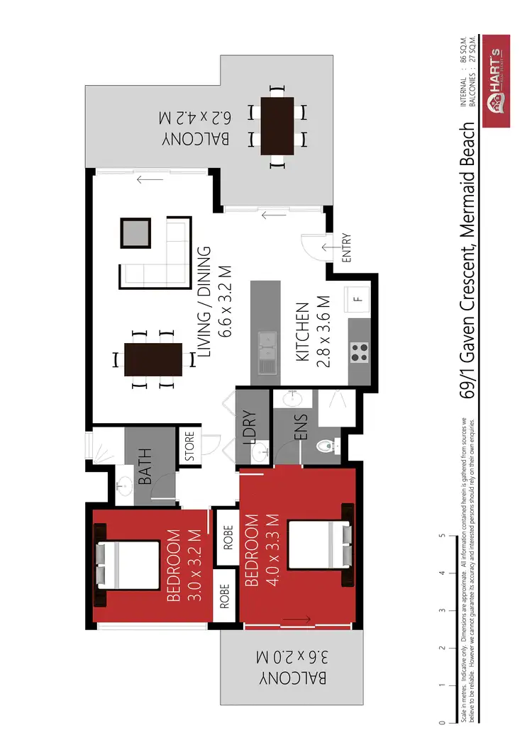 Floorplan of Homely unit listing, 69/1 Gaven Crescent, Mermaid Beach QLD 4218