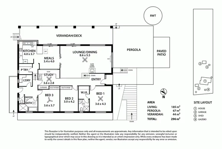 Floorplan of Homely house listing, 13 Paddys Hill Road, Mount Barker SA 5251