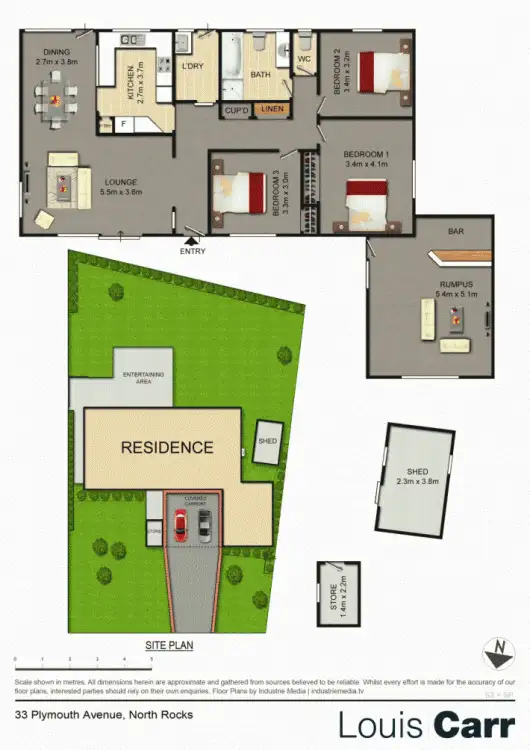 Floorplan of Homely house listing, 33 Plymouth Avenue, North Rocks NSW 2151