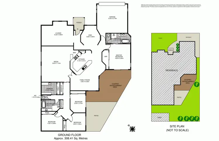 Floorplan of Homely house listing, 10 Parsley Drive, Middle Ridge QLD 4350