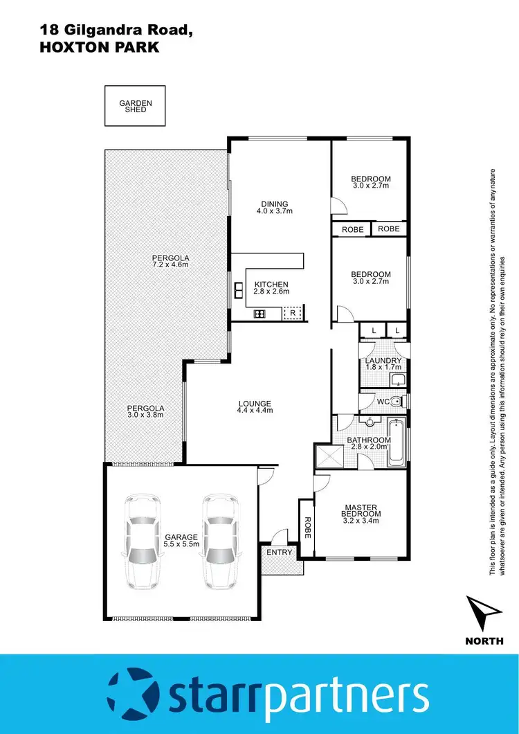 Floorplan of Homely house listing, 18 Gilgandra Road, Hoxton Park NSW 2171