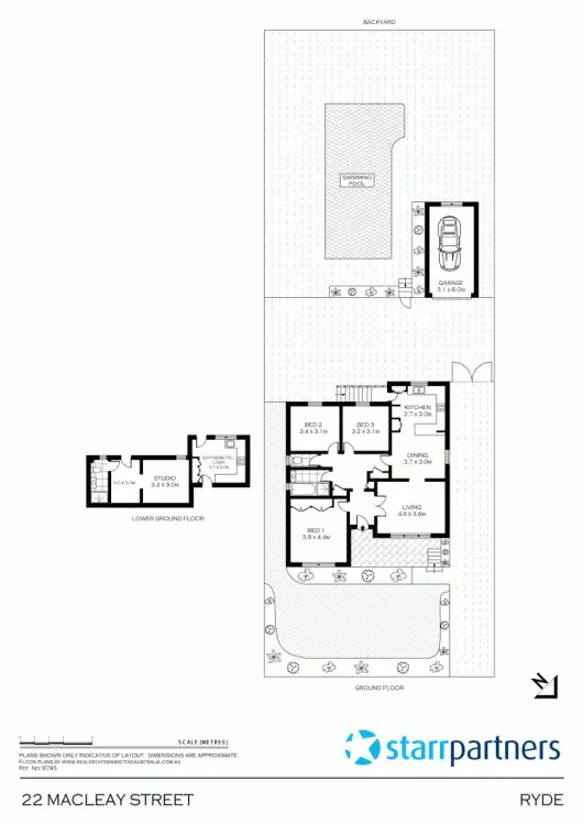 Floorplan of Homely house listing, 22 Macleay St, Ryde NSW 2112