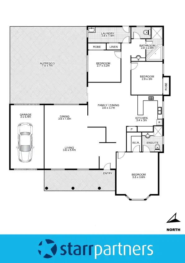 Floorplan of Homely house listing, 8 Capella Street, Erskine Park NSW 2759