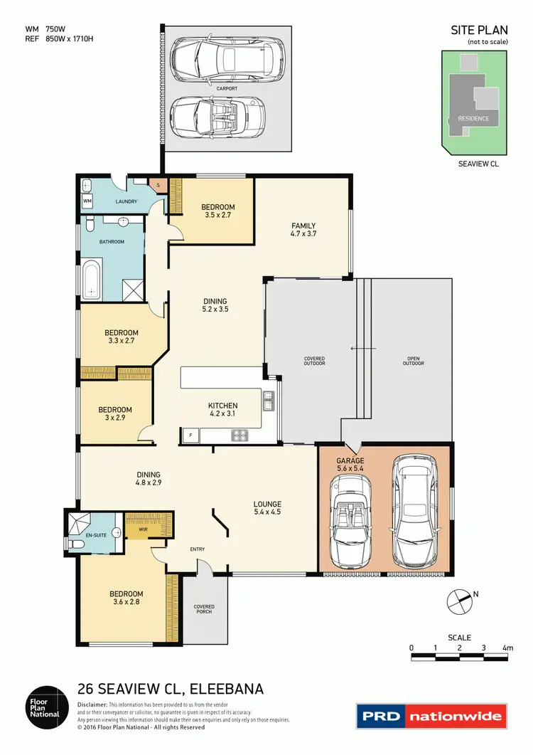 Floorplan of Homely house listing, 26 Seaview Close, Eleebana NSW 2282