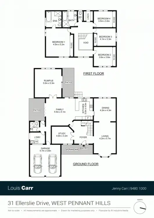 Floorplan of Homely house listing, 31 Ellerslie Drive, West Pennant Hills NSW 2125