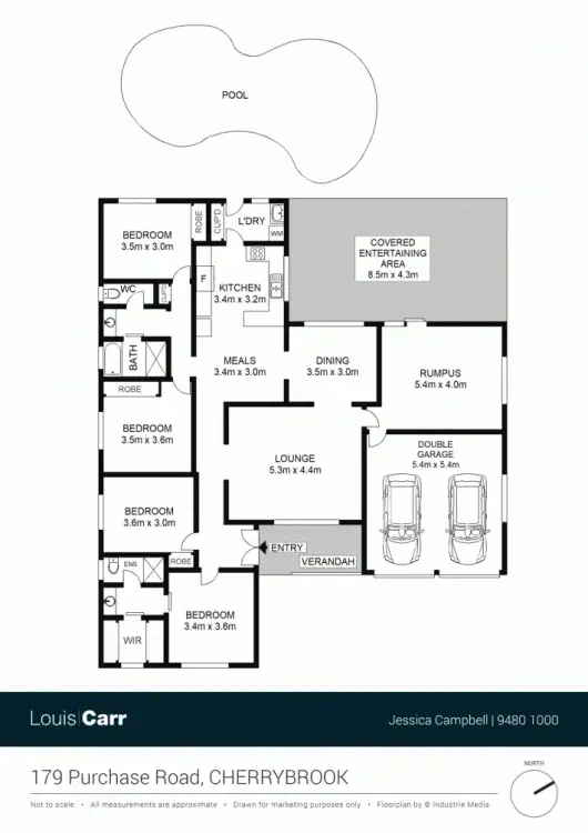 Floorplan of Homely house listing, 179 Purchase Road, Cherrybrook NSW 2126