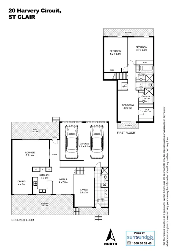 Floorplan of Homely house listing, 20 Harvey Circuit, St Clair NSW 2759