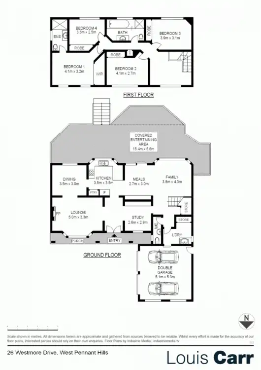 Floorplan of Homely house listing, 26 Westmore Drive, West Pennant Hills NSW 2125