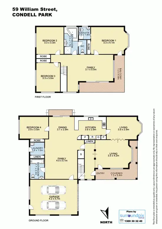 Floorplan of Homely house listing, 59 William Street, Condell Park NSW 2200