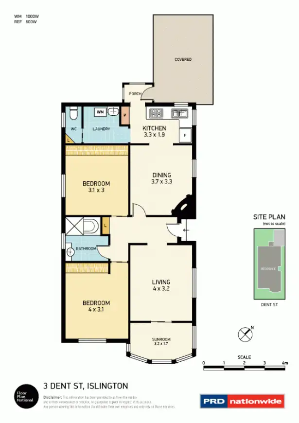 Floorplan of Homely house listing, 3 Dent Street, Islington NSW 2296