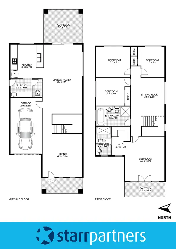 Floorplan of Homely house listing, 78 Wiseman Circuit, Ropes Crossing NSW 2760