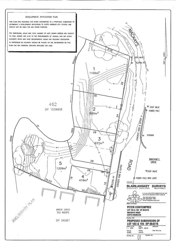 Floorplan of Homely land listing, Lot 103 Mackays Road, Coffs Harbour NSW 2450
