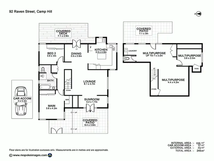 Floorplan of Homely house listing, 92 Raven Street, Camp Hill QLD 4152