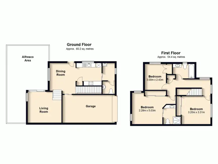 Floorplan of Homely townhouse listing, 19 Water Street, Red Hill QLD 4059