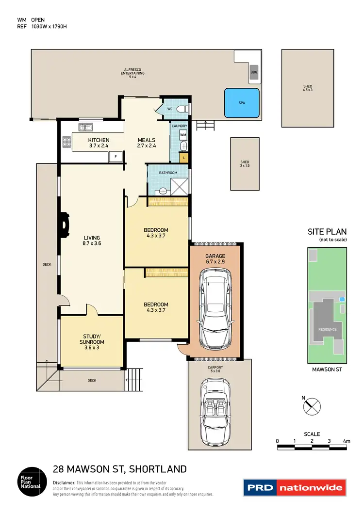 Floorplan of Homely house listing, 28 Mawson Street, Shortland NSW 2307