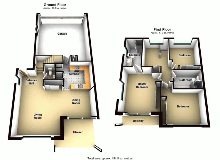 Floorplan of Homely townhouse listing, 43/56 Wright Street, Carindale QLD 4152