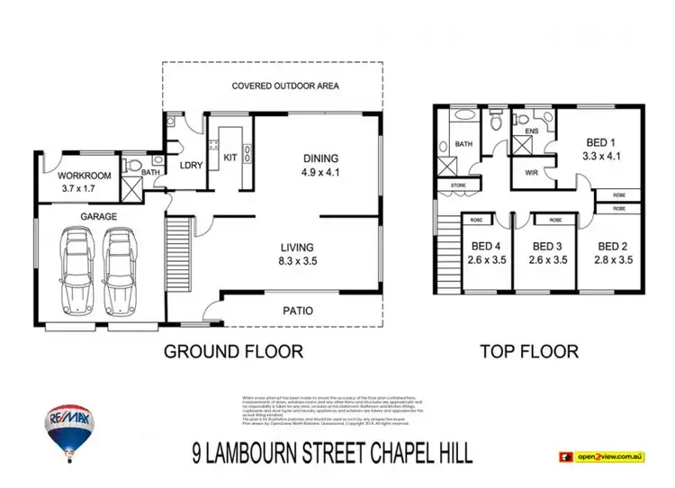 Floorplan of Homely house listing, 9 Lambourn Street, Chapel Hill QLD 4069