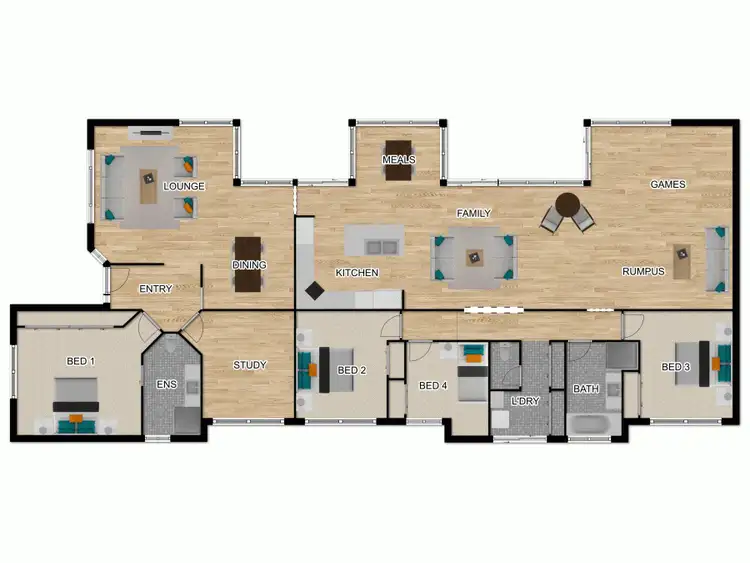 Floorplan of Homely house listing, 6-8 Miles Court, Chuwar QLD 4306