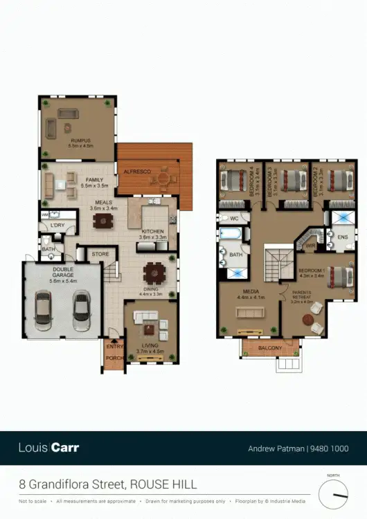 Floorplan of Homely house listing, 8 Grandiflora Street, Rouse Hill NSW 2155