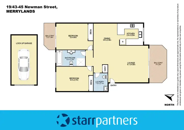 Floorplan of Homely unit listing, 19/43-47 Newman Street, Merrylands NSW 2160