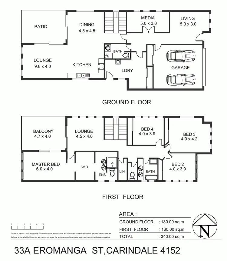 Floorplan of Homely house listing, 33a Eromanga Street, Carindale QLD 4152