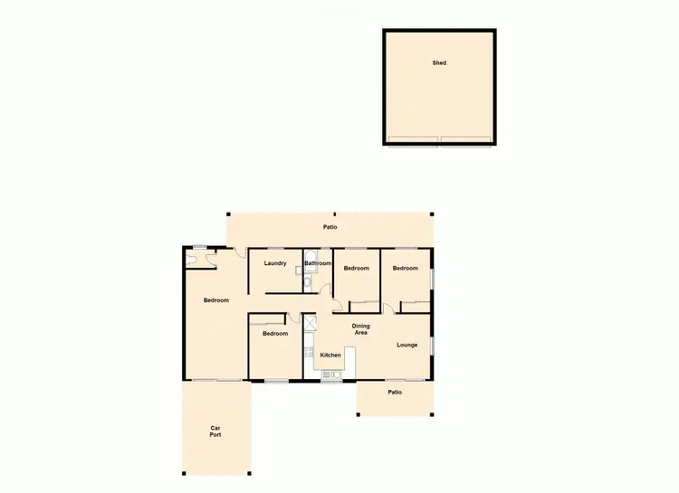 Floorplan of Homely house listing, 8 Airlie Avenue, Deception Bay QLD 4508