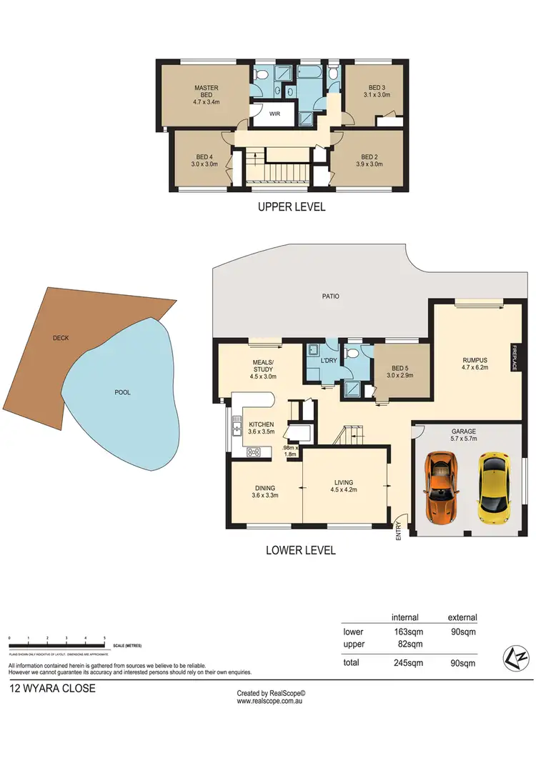Floorplan of Homely house listing, 12 Wyara Close, Westlake QLD 4074