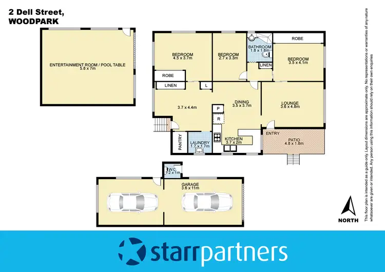 Floorplan of Homely house listing, 2 Dell Street, Woodpark NSW 2164