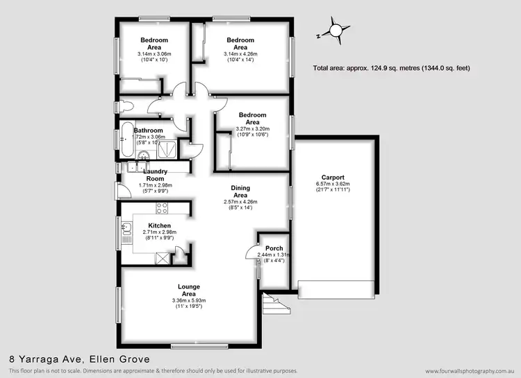 Floorplan of Homely house listing, 8 Yarraga Avenue, Ellen Grove QLD 4078