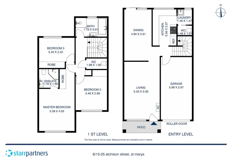 Floorplan of Homely townhouse listing, 6/15-25 Atchison Street, St Marys NSW 2760