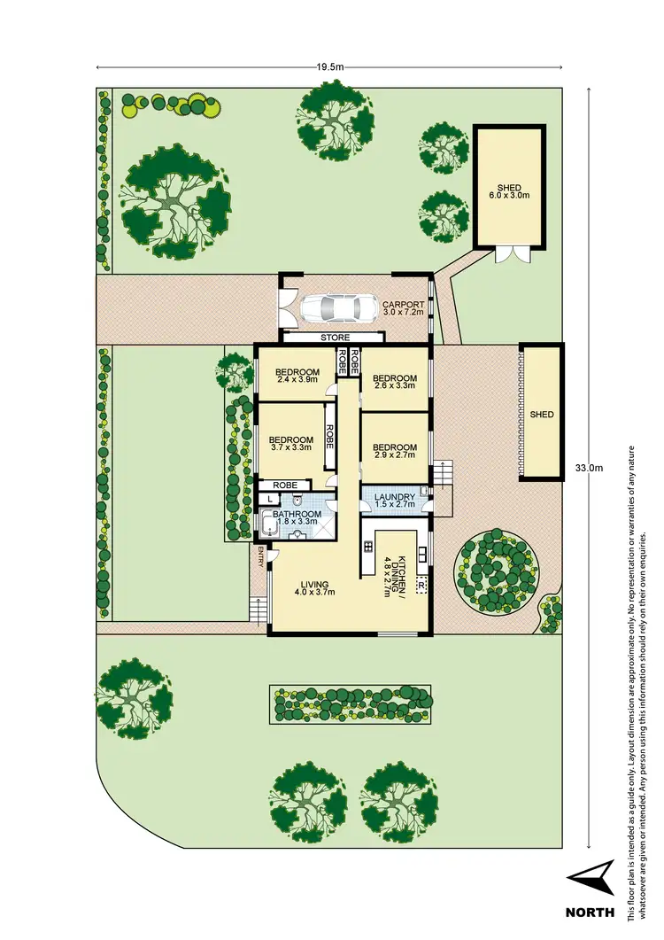 Floorplan of Homely house listing, 11 Kisdon Crescent, Prospect NSW 2148