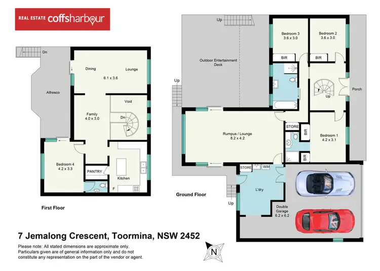 Floorplan of Homely house listing, 7 Jemalong Crescent, Toormina NSW 2452