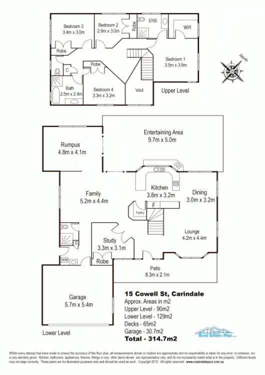 Floorplan of Homely house listing, 15 Cowell Street, Carindale QLD 4152