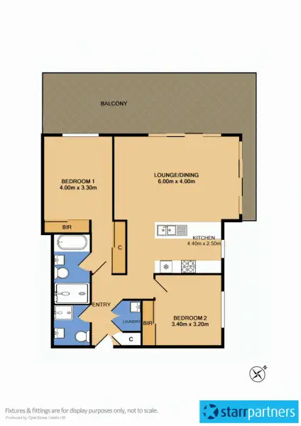 Floorplan of Homely unit listing, 413/4 Baywater Drive, Wentworth Point NSW 2127